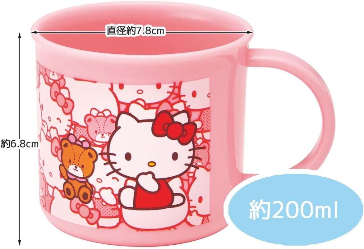  новый товар нераспечатанный *Skater. коробка для завтрака 4 позиций комплект * Hello Kitty | Sanrio 360ml ланч box . палочки для еды комплект вилки, ложки, палочек стакан мешочек ребенок Kids девочка красный сделано в Японии 