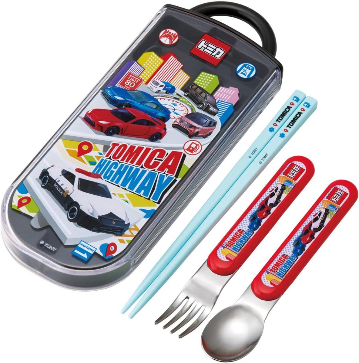 новый товар нераспечатанный *Skater. коробка для завтрака 5 позиций комплект * Tomica машина Takara Tommy 360ml ланч box комплект вилки, ложки, палочек стакан пакет мешочек ребенок Kids мужчина автомобиль сделано в Японии