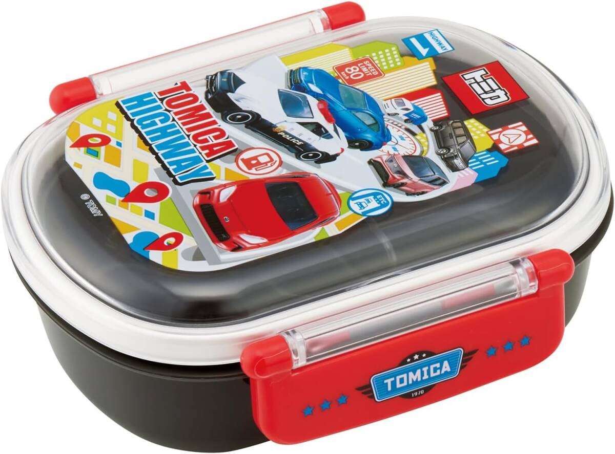 новый товар нераспечатанный *Skater. коробка для завтрака 5 позиций комплект * Tomica машина Takara Tommy 360ml ланч box комплект вилки, ложки, палочек стакан пакет мешочек ребенок Kids мужчина автомобиль сделано в Японии