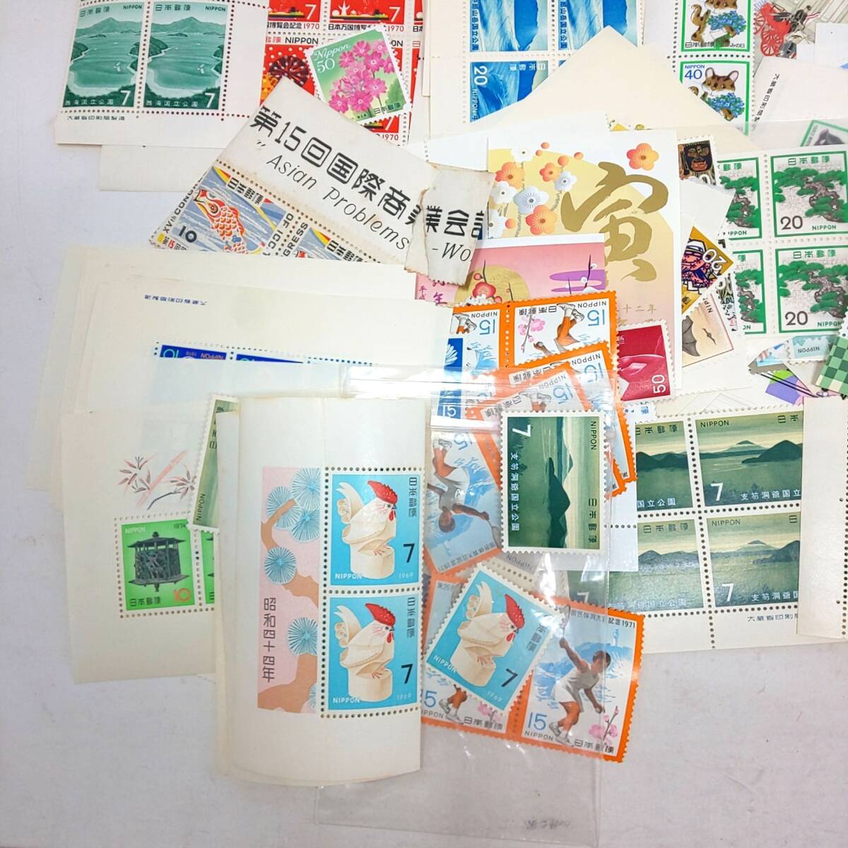 1226F-06 【1円~】 未使用 切手 大量 まとめ シート バラ 日本郵便 郵便切手 記念切手 額面約8万9327円分_画像5