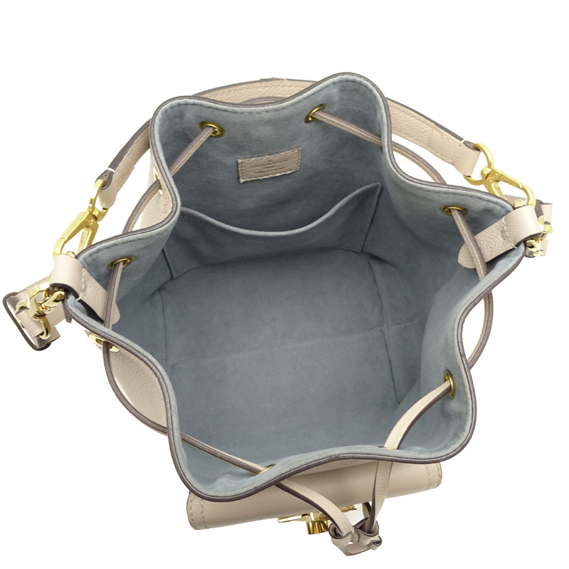 [ Гиндза магазин ]LOUIS VUITTON LV Louis * Vuitton блокировка mi-* ковш NV M57688 сумка на плечо машина f кожа DH89149