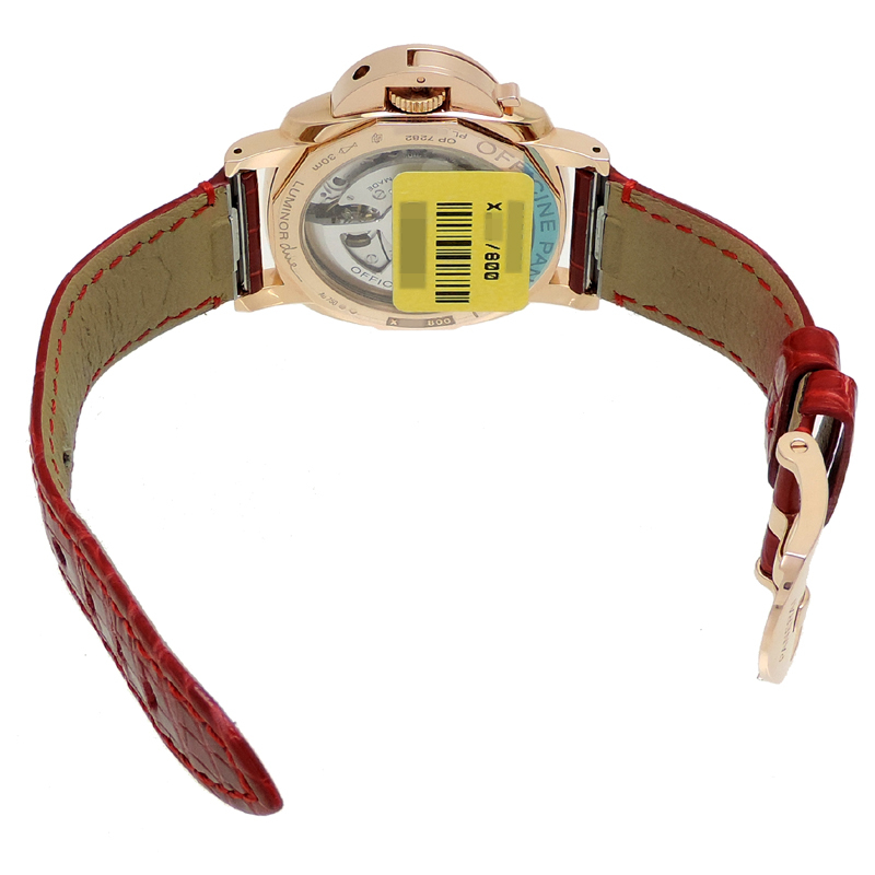 ［銀座店］OFFICINE PANERAI オフィチーネパネライ ルミノール ドゥエ ゴールドテック マドレペルラ 2022年購入品 PAM01280 DH82255_画像6