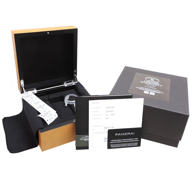 ［銀座店］OFFICINE PANERAI オフィチーネパネライ ルミノール ドゥエ ゴールドテック マドレペルラ 2022年購入品 PAM01280 DH82255_画像8