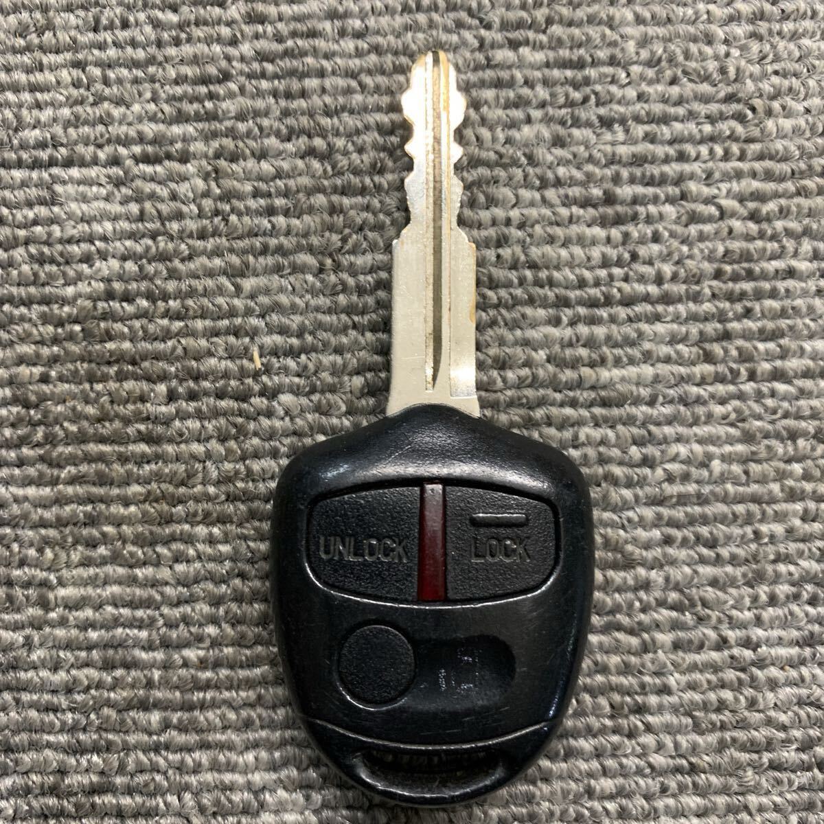 ekワゴン オッティ等　三菱　純正　キーレス　リモコン　鍵　 3ボタン　刻印O 動(dòng)作確認(rèn)済　赤ランプ　クリック感有　G708