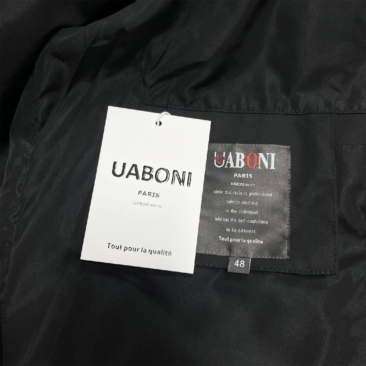 人気EU制&定価6萬(wàn)◆UABONI*Paris*ジャケット*ユアボニ*パリ発◆撥水 防風(fēng) マウンテンパーカー アウトドア スポーツ キャンプ 春秋 XL/50