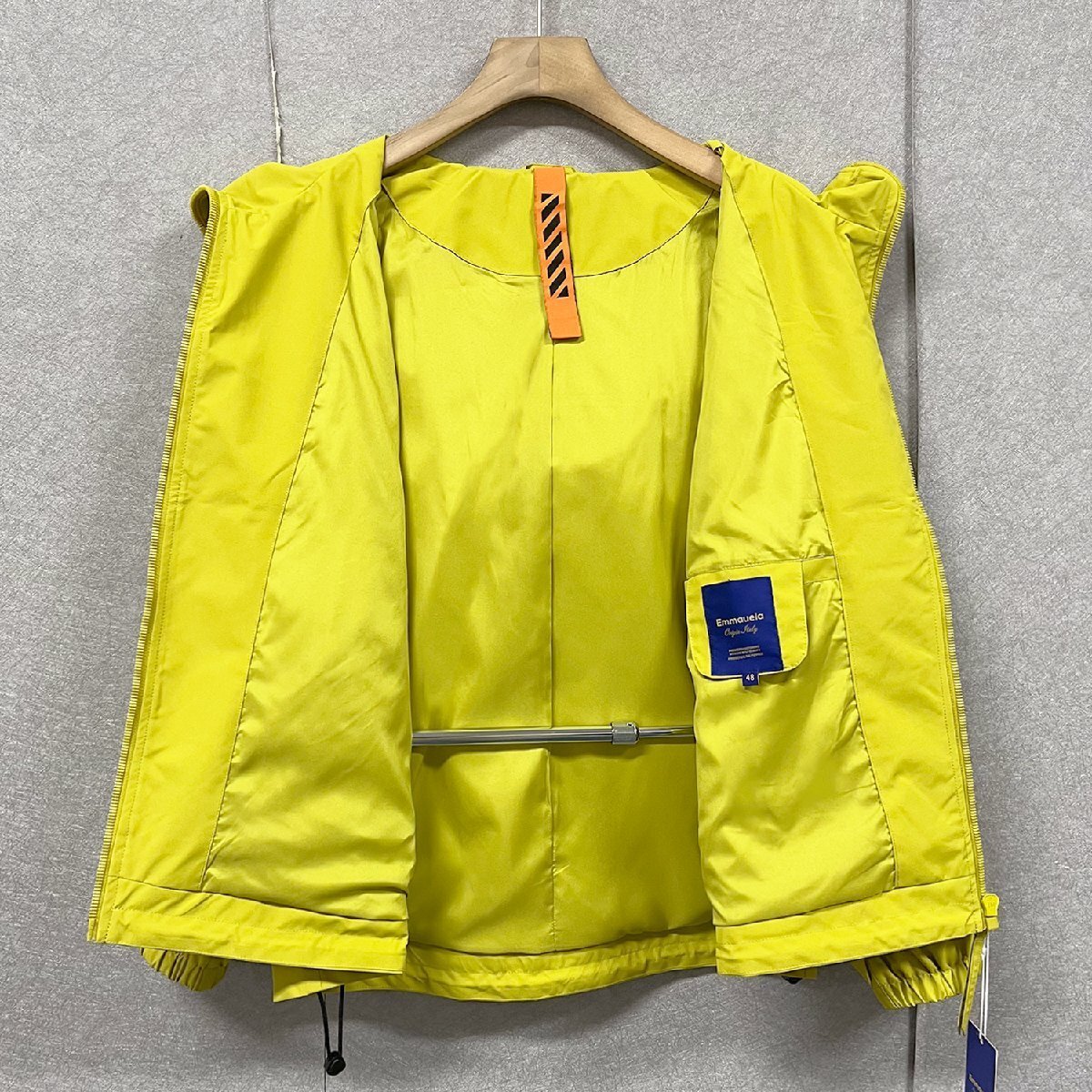 人気?ジャケット 定価6萬◆Emmauela?イタリア?ミラノ発◆速干 防風 快適 通気 マウンテンパーカー アウトドア 普段著 春秋 2XL/52サイズ