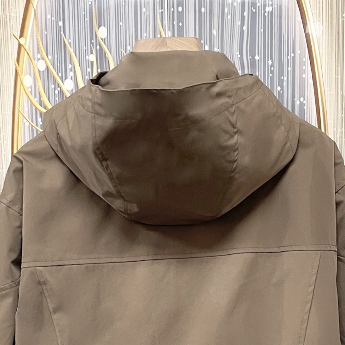 定価6萬★christian milada?ミラノ発?ジャケット★定番 防風(fēng) 撥水 薄手 刺繍 カジュアル マウンテンパーカー アウター キャンプ M/46