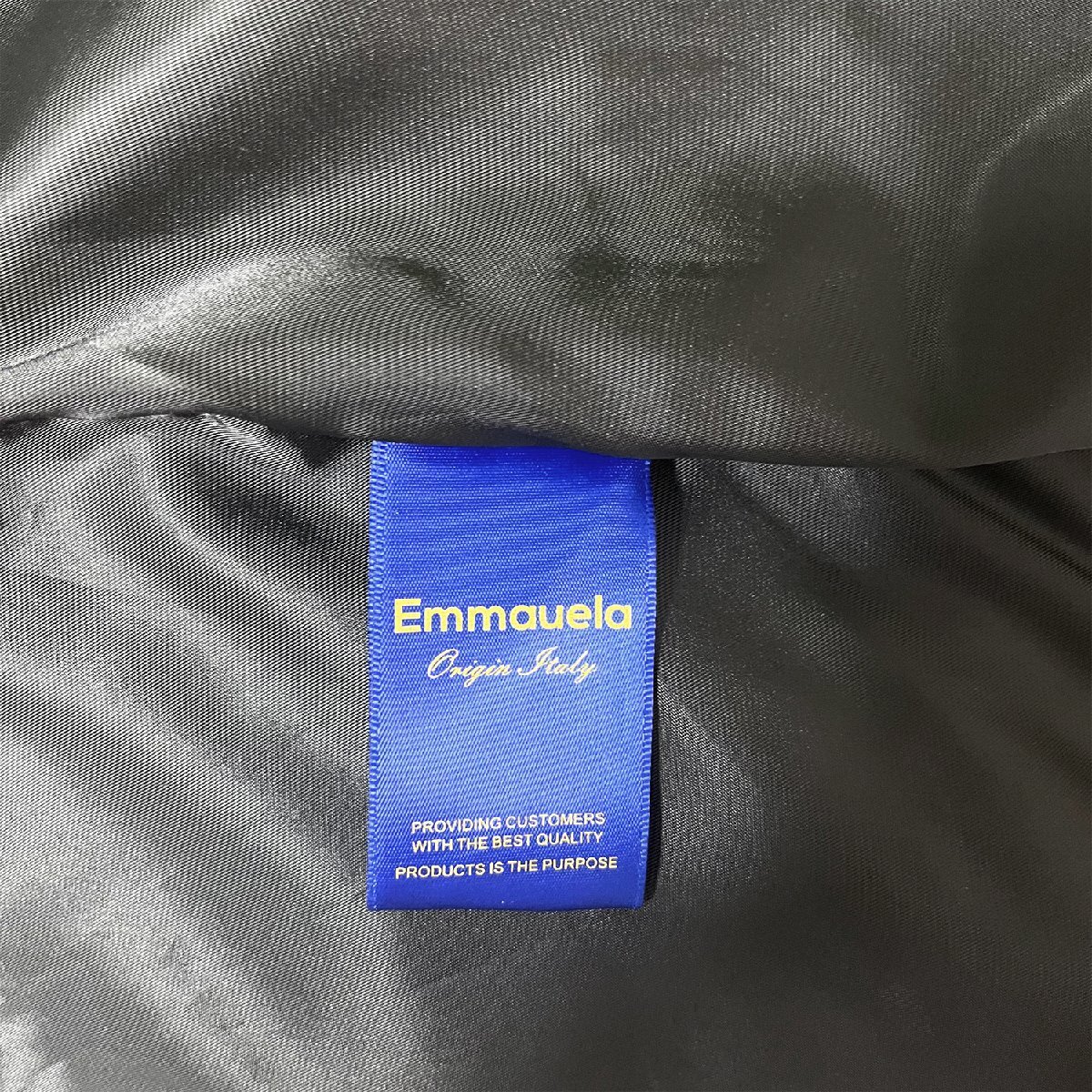 高級(jí)?フライトジャケット/MA-1 定価7萬(wàn)◆Emmauela?イタリア?ミラノ発◆撥水 マルチポケット ブルゾン アウトドア アウター 2XL/52