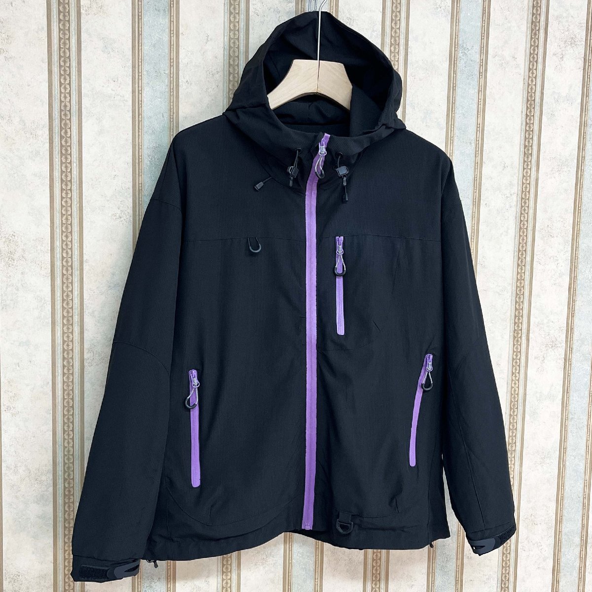 定番 定価6萬 FRANKLIN MUSK?アメリカ?ニューヨーク発 ジャケット ソフト ゆったり マウンテンパーカー アウター スポーツ 春夏 サイズ4