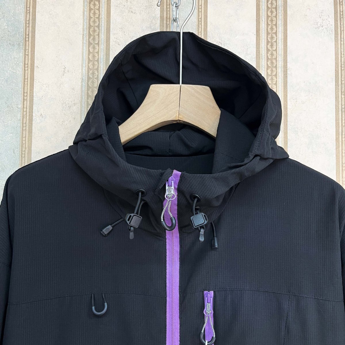 定番 定価6萬 FRANKLIN MUSK?アメリカ?ニューヨーク発 ジャケット ソフト ゆったり マウンテンパーカー アウター スポーツ 春夏 サイズ4