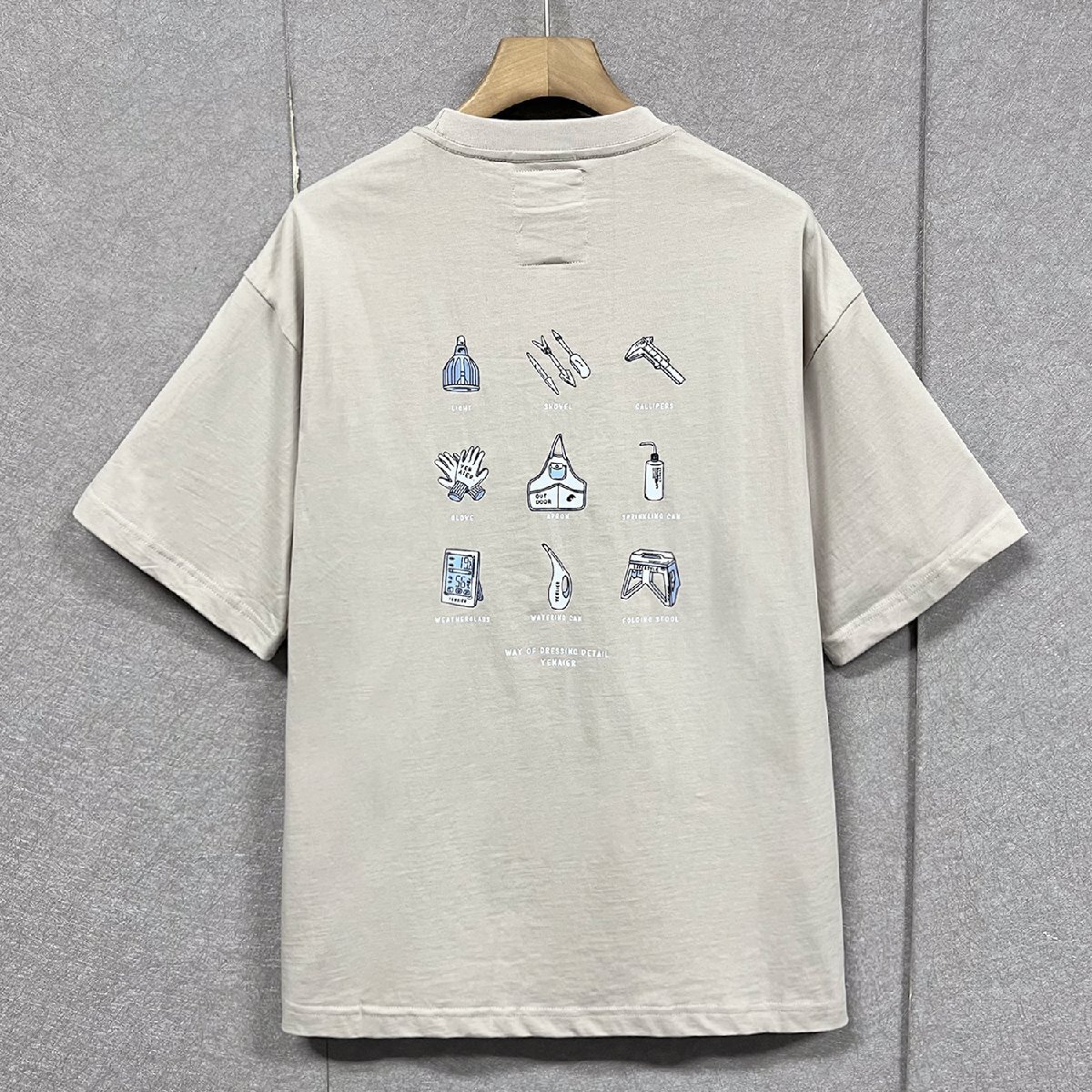 人気?半袖 Tシャツ 定価2萬◆Emmauela?イタリア?ミラノ発◆綿100% 吸汗 通気 プリント カジュアル クルーネック ストリート 夏服 XL/50