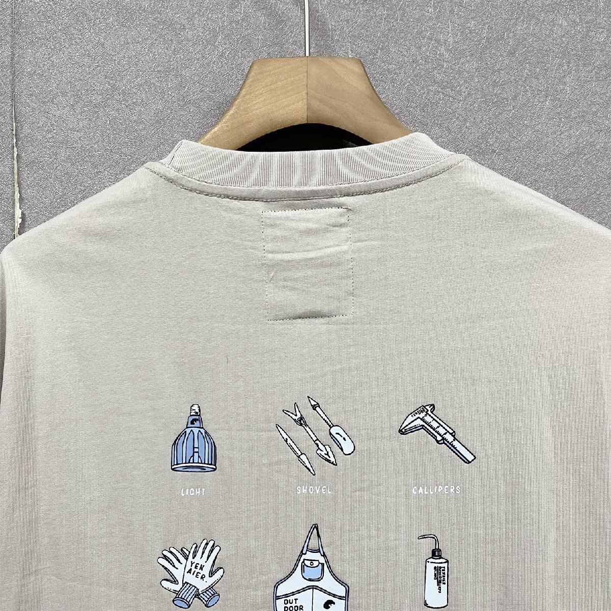 人気?半袖 Tシャツ 定価2萬◆Emmauela?イタリア?ミラノ発◆綿100% 吸汗 通気 プリント カジュアル クルーネック ストリート 夏服 XL/50