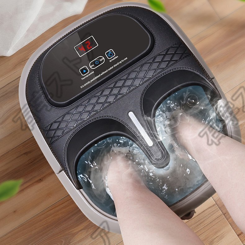 フットバス 足湯 自宅 バケツ 足湯器 ニトリ 電気足浴器 深型 足浴桶 足浴盆 足溫器 泡腳桶 自動(dòng)加熱保溫 足冷え癥対策 shw0024