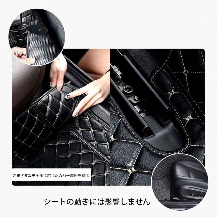 トヨタ ルーミー M900系フロアマット ルーミー M900A / M910A型 に適用 車種専用設(shè)計(jì) フロアマット PUレザー素材 防水仕様 shw108