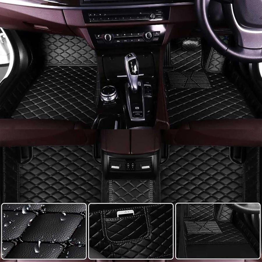トヨタ ルーミー M900系フロアマット ルーミー M900A / M910A型 に適用 車種専用設(shè)計(jì) フロアマット PUレザー素材 防水仕様 shw108