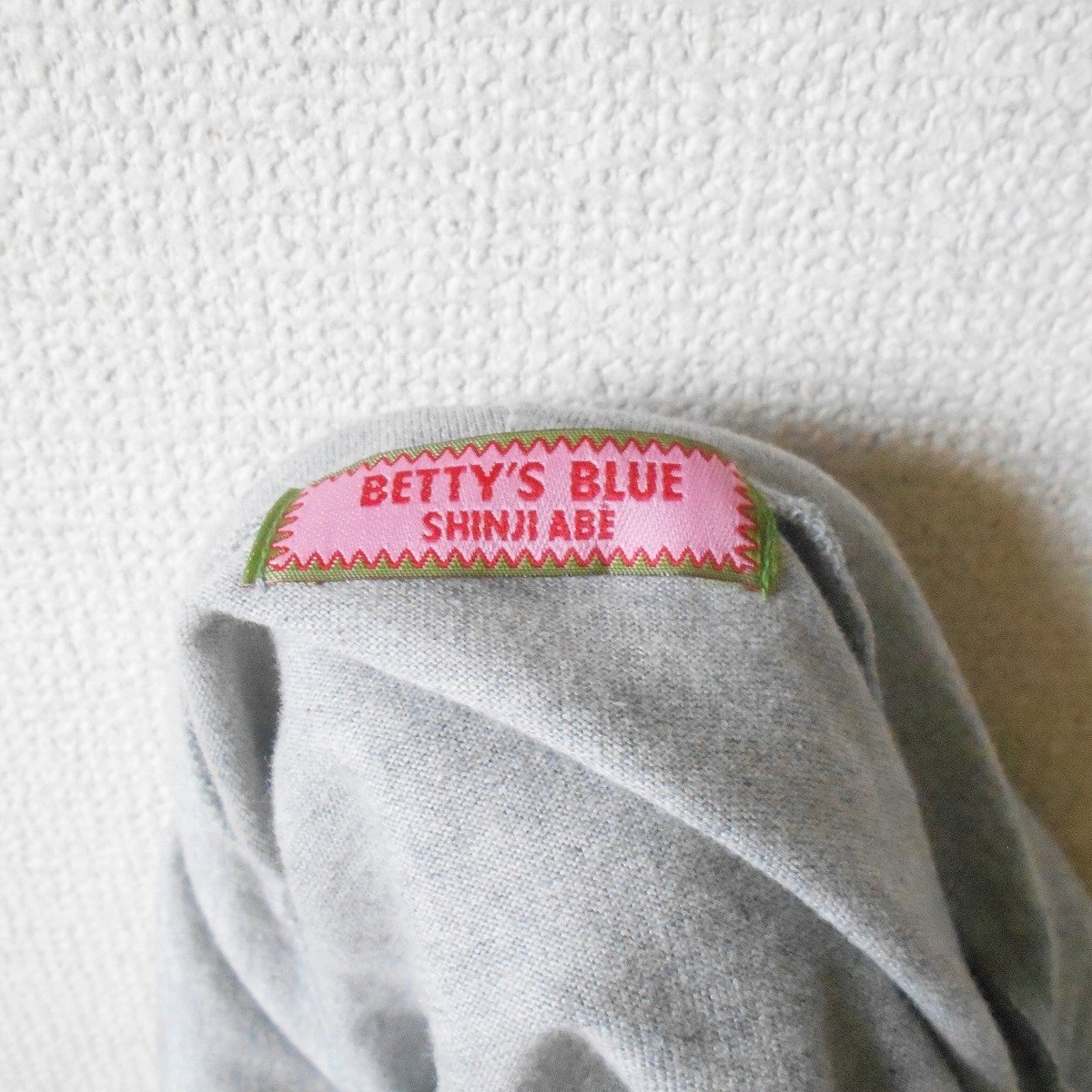 ベティーズ ブルー BETTY'S BLUE SHINJI ABE ジップアップ パーカー 薄手 M レディース 春 夏 秋_画像7