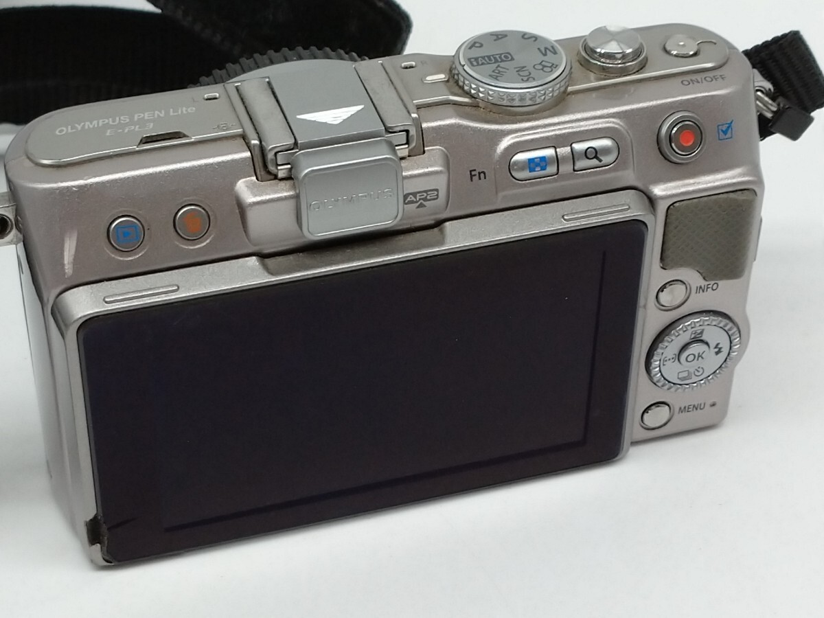 OLYMPUS オリンパス PEN-Lite E-PL3 ボディ ミラーレス シルバー