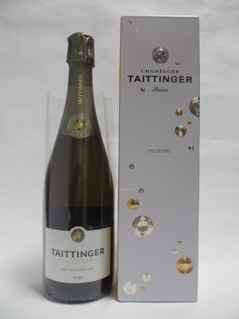 【新著物】テタンジェ ２０１６年 ブリュット?ミレジメ《専用箱入り》【７５０ml】