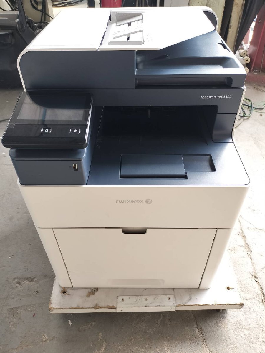 激安■総印字25413枚！富士ゼロックス　ApeosPort-VII C3322　A4カラー複合機 C/F/S/P/両面/5型タッチパネル 1段【E0703M10BH】_画像1