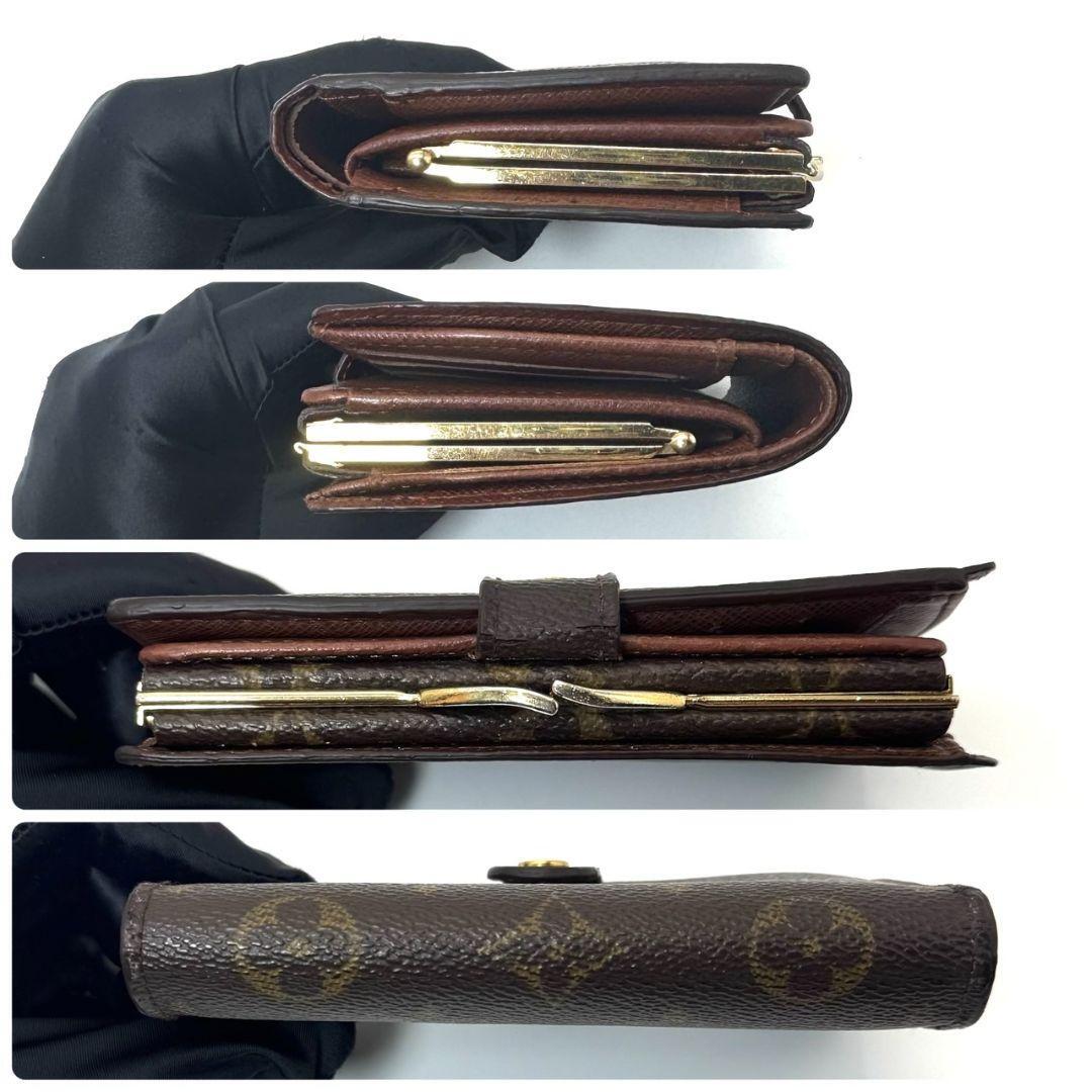 良品 ルイヴィトン モノグラム ポルトモネ ビエ ヴィエノワ 財布 折り財布 二つ折り ポルトフォイユ ウォレット がま口 M61663 VUITTON_画像6