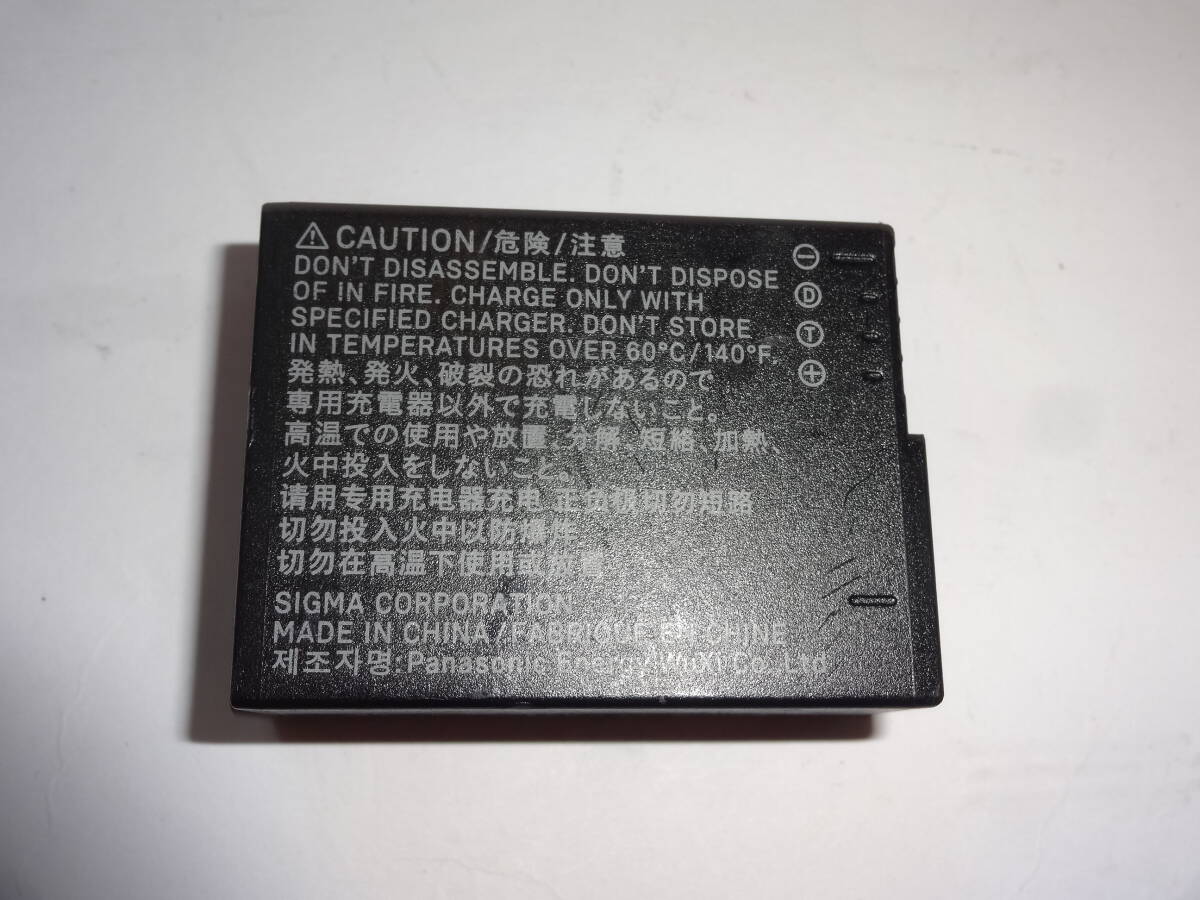 シグマ SIGMA BP-51 [dp2 Quattro用 Li-ionバッテリー]純正 バッテリー 1A41C【送料無料】_画像3
