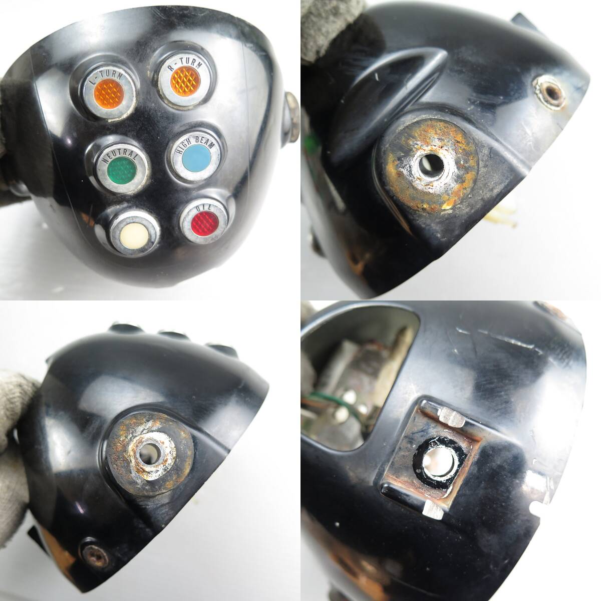 ●エリミネーター250SE [EL250A] 純正 ヘッドライトケース ヘッドライトカバー 中古 カワサキ kawasaki LX ELIMINATOR KR070723　12_画像10