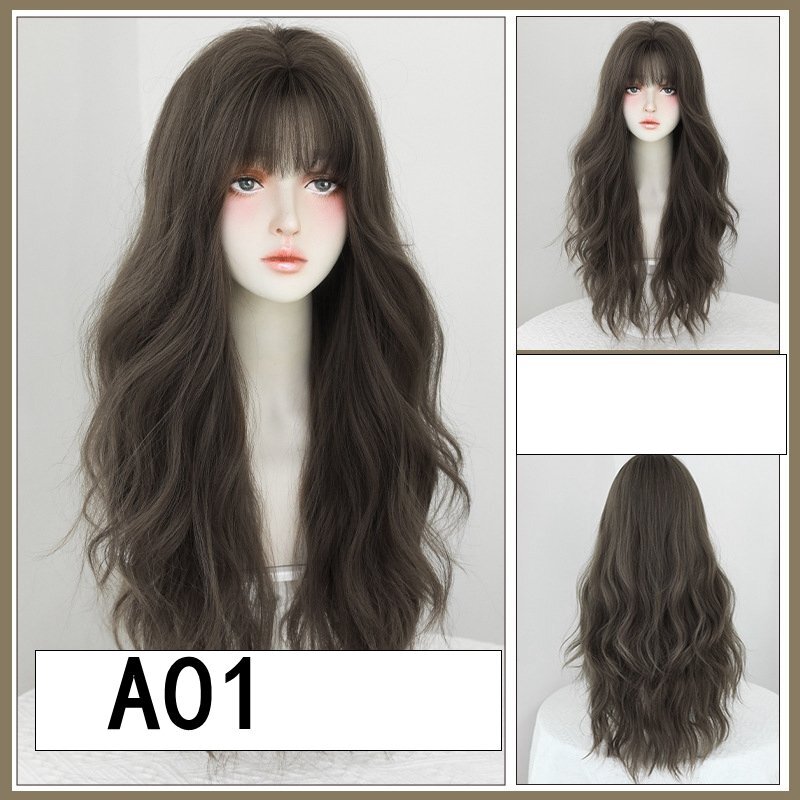 ウィッグ ロング カール 自然 バレない レディース 巻き髪 ロングヘア フルウィッグ 通気性 かわいい ウェーブ 普段使い