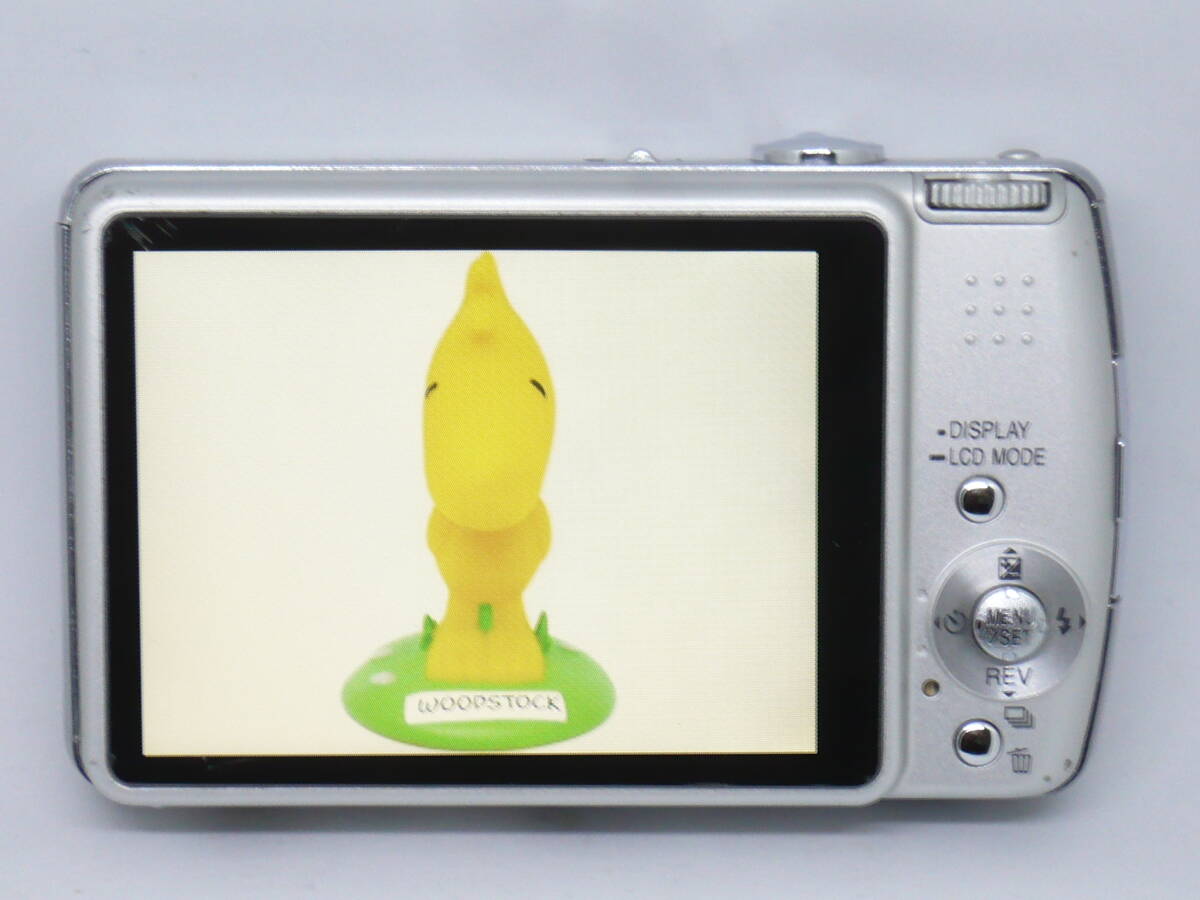 ★送料：クリックポスト￥185★メディア＋予備バッテリー1個他オマケ付＊Panasonic-LUMIX-FX50＊シルキーシルバー【USED/動作確認済】