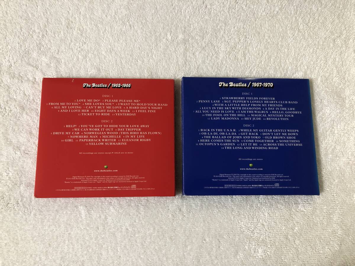 2アルバム 紙ジャケ 國內(nèi)盤 2CD 赤盤 青盤 ザ?ビートルズ The Beatles 1962-1966 1967-1970