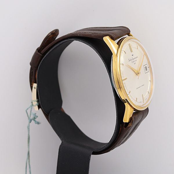 デッドストック級 セイコー AT/自動巻 15040 スポーツマチック カレンダー820 シルバー文字盤 デイト 17石 メンズ腕時計 2231ABC0023100KYM_画像2