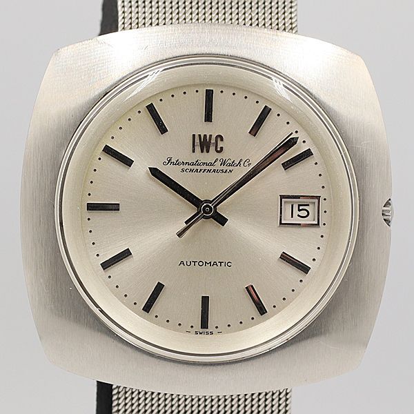 デッドストック級 稼働 美品 IWC シャフハウゼン 2009436 AT/自動巻 シルバー文字盤 メンズ腕時計 OGH 9917ABC5134800_画像1