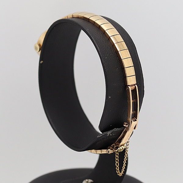 デッドストック級 稼働 ロレックス プレシジョン 9K/375 15.5g ゴールド文字盤 手巻 レディース腕時計 0063800 5TJT TKY KTU ABC16087_画像3