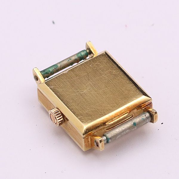 デッドストック級 稼働 オメガ 手巻き 石付 ゴールド文字盤 レディース腕時計 1035ABC5184300 YSD_画像3