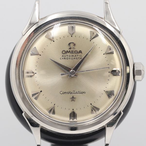 デッドストック級 稼働 良品 オメガ コンステレーション シルバー文字盤 AT トップのみ メンズ腕時計 OGH 14ABC5275020_画像1