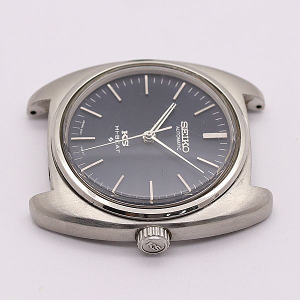 デッドストック級 稼働 良品 セイコー AT 5621-7000 キングセイコー ハイビート ネイビー文字盤 トップのみ メンズ腕時計 423ABC5736200KYM_画像2