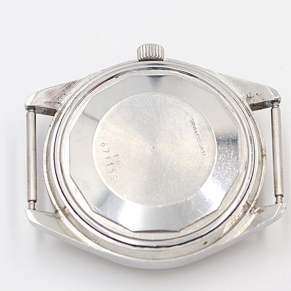 デッドストック級 稼働 良品 ロンジン アドミラル シルバー文字盤 AT デイト メンズ腕時計 OGH トップのみ 1939ABC0011200_画像3