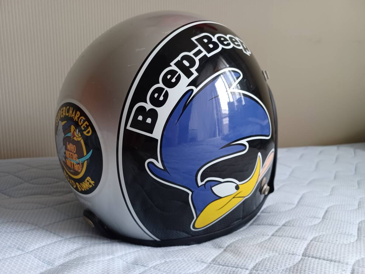 ロードランナー　ジェットヘルメット　サイズフリー　個(gè)人保管中古ジャンク品