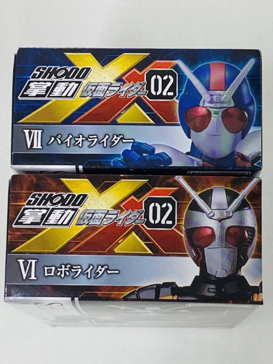 новый товар нераспечатанный . перемещение XX 02 2 вида комплект Robot rider Vaio rider BANDAI MASKED KAMEN RIDER SHODO Kamen Rider BLACK черный RX