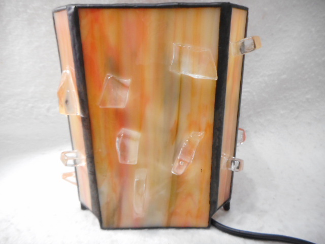 ◇昭和レトロ　シェードランプ　lamp shade　マーブル　テーブルライト　溫かな明かり　アンティーク　保管品　箱無し