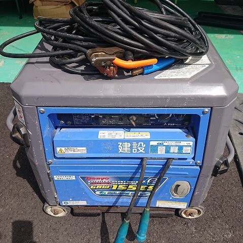 [ Wakayama город витрина самовывоз ограничение ][ утиль ]Denyo Denyo GAW-155ES двигатель сварочный колпак шина есть 