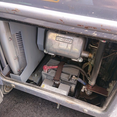 [ Wakayama город витрина самовывоз ограничение ][ утиль ]Denyo Denyo GAW-155ES двигатель сварочный колпак шина есть 