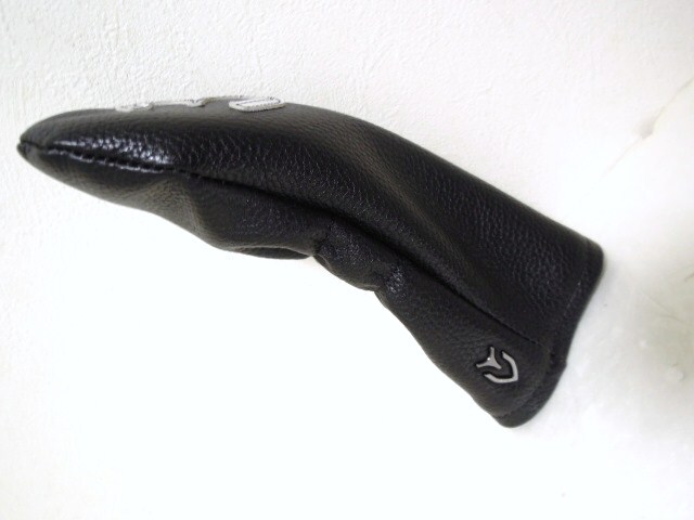 VESEL●ベゼル●レザー●本革●UT●3U●ユーティリティー●ヘッドカバー●ブラック×ホワイト●超美品●かなり綺麗なコンディション_画像4