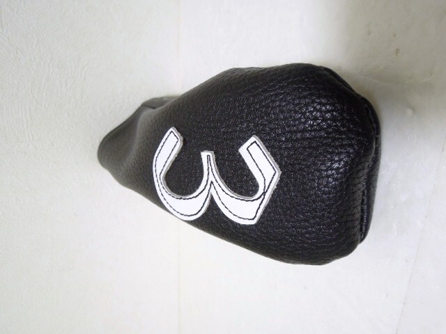 VESEL●ベゼル●レザー●本革●UT●3U●ユーティリティー●ヘッドカバー●ブラック×ホワイト●超美品●かなり綺麗なコンディション_画像7