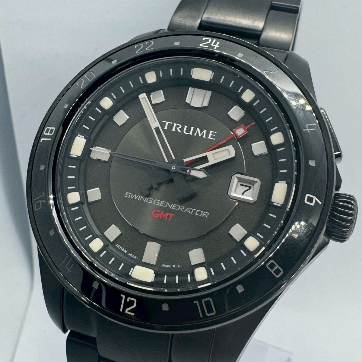極美品!!稼働品◎EPSON エプソン セイコーエプソン TRUME トゥルーム L collection スイングジェネレータ TR-ME2008 腕時計 メンズ