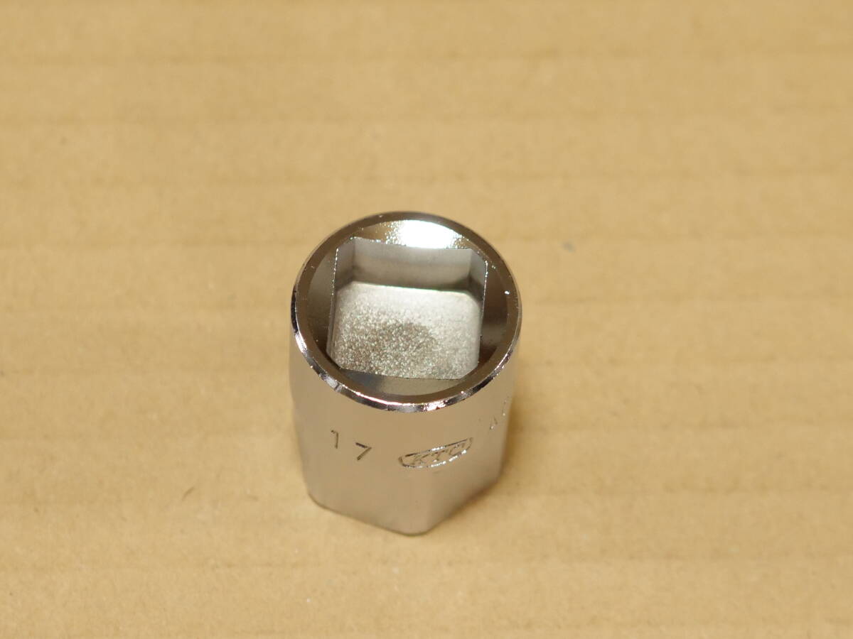 KTC 17 mm 差込角 12.7 mm 1/2 inch ドレン プラグ ソケット 四角 AC301-17 検) 日産 180sx マニュアル ミッション 除雪機_画像2