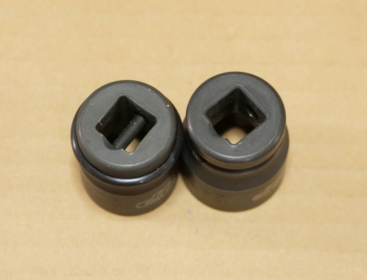 美品 TOP 22 24 mm 差込角 12.7 mm 1/2 inch 6角 インパクト ソケット 検) トップ 工業 KTC BP4 BP4M TONE トネ 4NV 4A_画像3