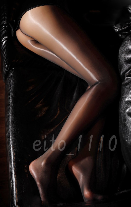 T409 オールスルー セクシー パンティストッキング パンスト 美腳 1デニール 光沢 艶々 エレガント ブラック
