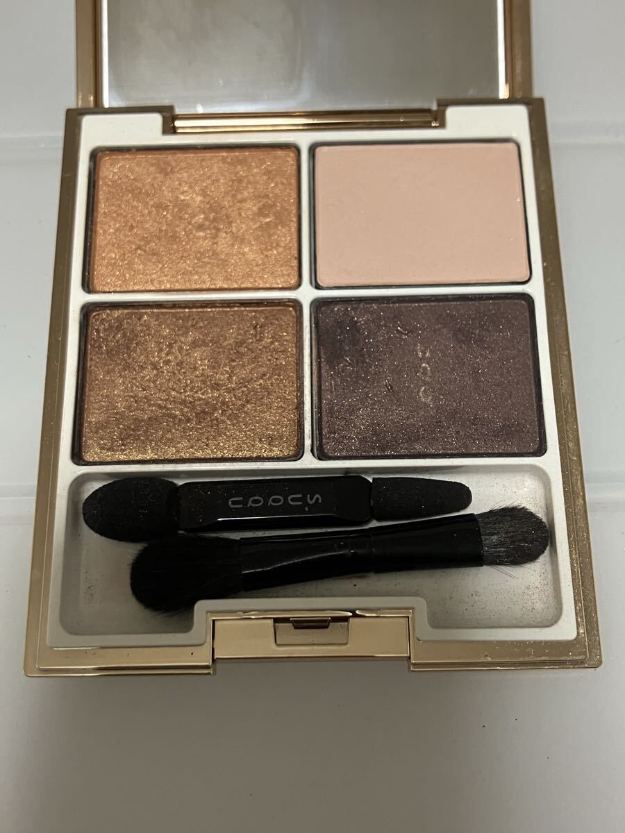 中古】SUQQU デザイニング カラー アイズ 110 光柑 KOHAKOI アイシャドウパレット