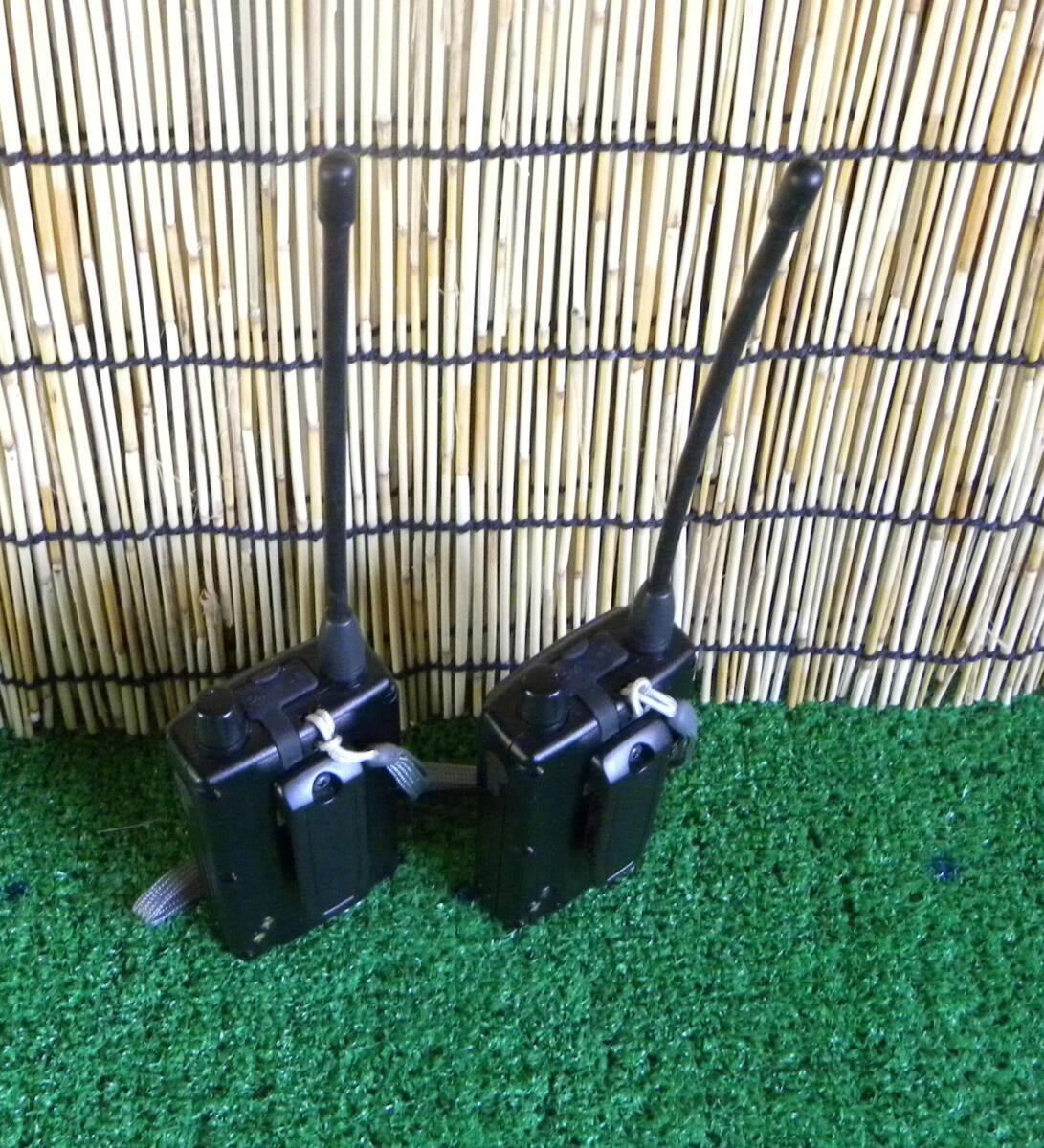 ALINCO DJ-P25 x2 業務ユース特化 特定小電力無線機/多機能 同時通話連絡SISTEM サバゲー等にG100DJP　_画像6