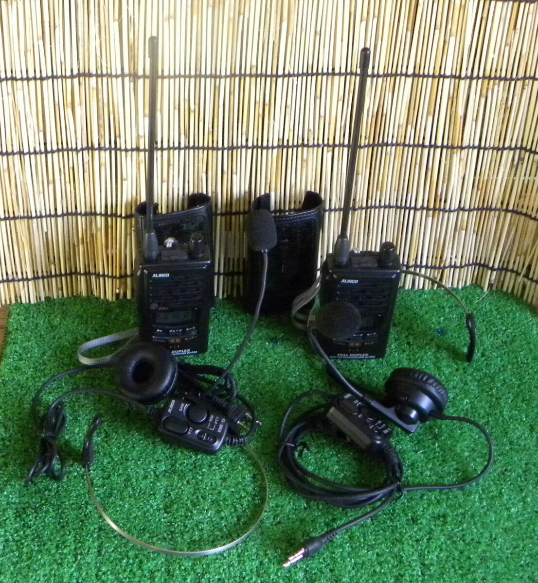 ALINCO DJ-P25 x2 業務ユース特化 特定小電力無線機/多機能 同時通話連絡SISTEM サバゲー等にG100DJP　_画像1